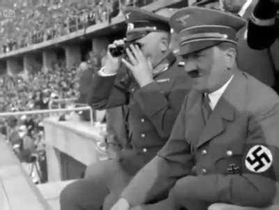 Hitler watching 1936 Olympics high on dexamphetamine