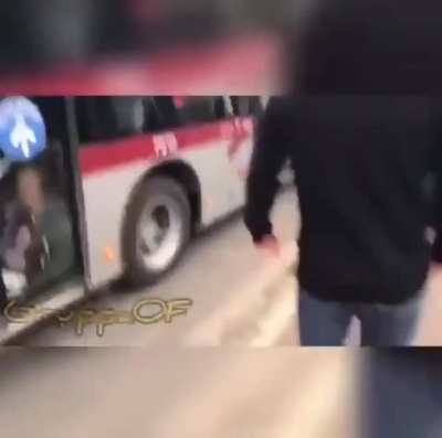 Idiot on a scooter