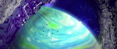 90s aestetic animation and compositing