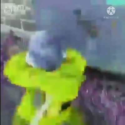 Kid encounters a wild graffiti