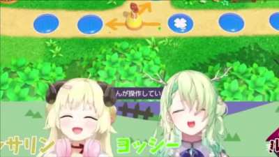 Watame and Fauna vibing