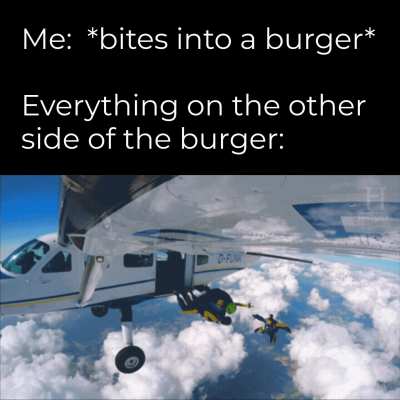 legends speak of a burger that is wide instead of being tall