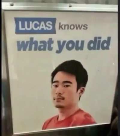Now round 2 for confessing to Lucas