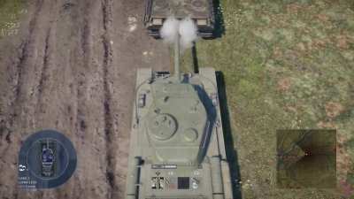 T-44 having fun with Panther (r/tankporn)
