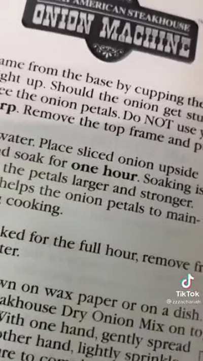 Onion machine