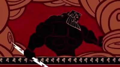 Along he came
