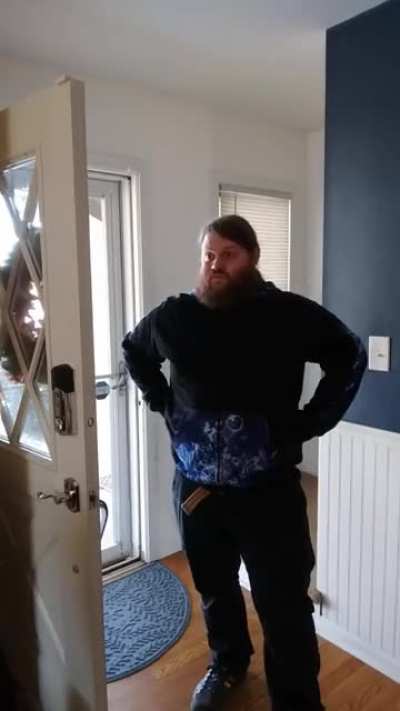 Walking in on your buddy 