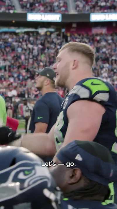 [Mic'd Up] Teammates rally around rookie Rylie Mills after getting his first career sack in the Super Bowl