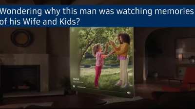 Watching family memories in VR