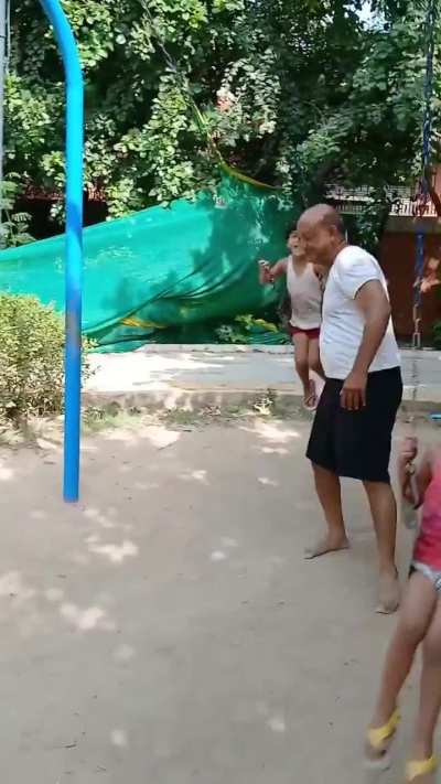 Indian Karen in park