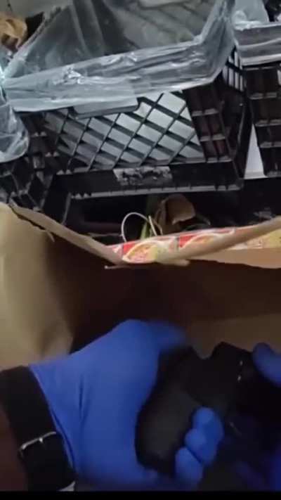 Idiot cop negligently shoots revolver while trying to unload it
