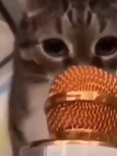 He sang