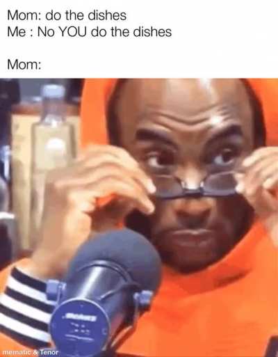 Update: I’m doing the dishes...