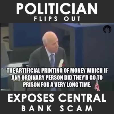 Politician exposes the central bank scam…