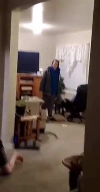 Let me f this object loudly in the living room!