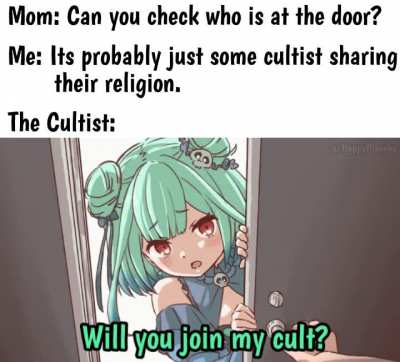 Of course I would love to join the undead cult.
