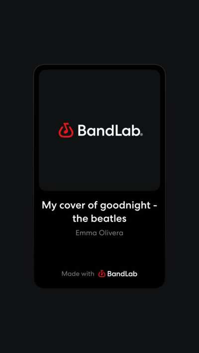 My cover of good night