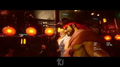 Guile & Ryu Walking Both Look So BADASS!