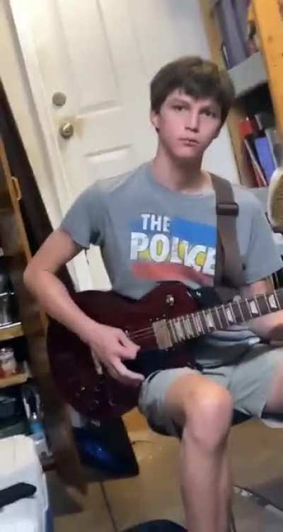 When me and my friend first started a band
