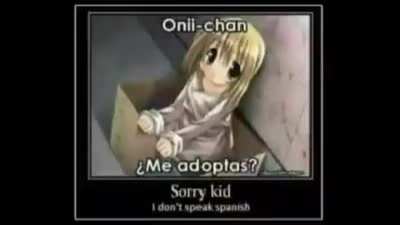 El mejor uso que se ha hecho de la palabra oni-chan