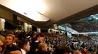 German fans making the stadium bounce