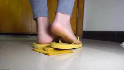 Flattening bread