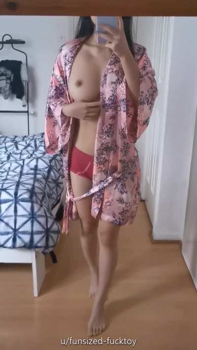 Do you like what is hiding under my robe?