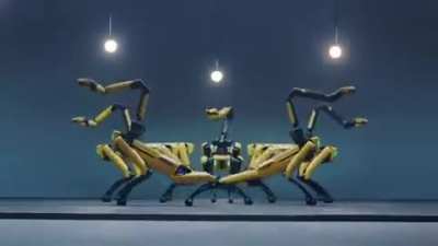 Just what we needed dancing death machines