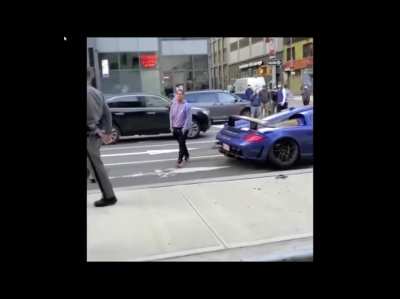 Don't speed in the middle of a crowded city.