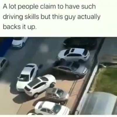 To block someone in