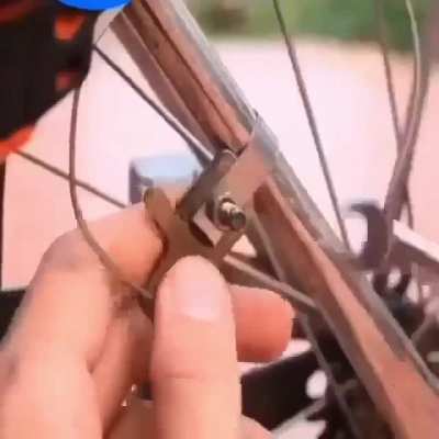 Chinese red neck bicycle