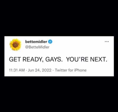 Oh no! Bette Midler!