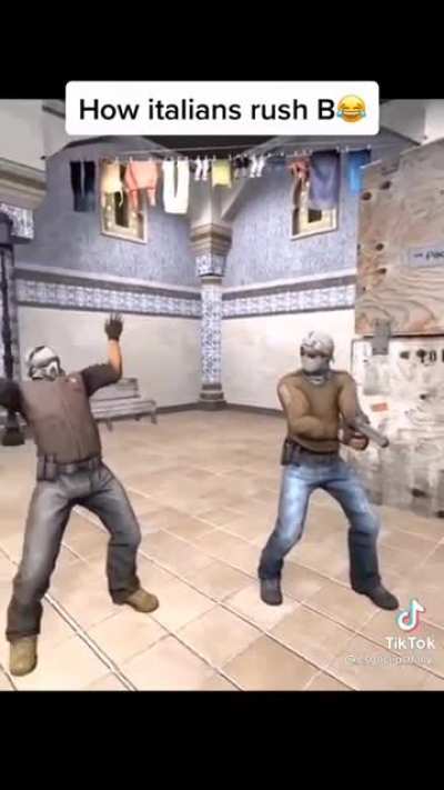 The right way to hold a gun.
