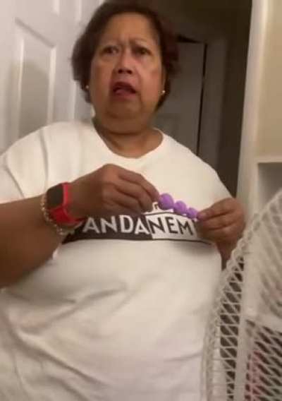Mom please go wash your hand after you leave
