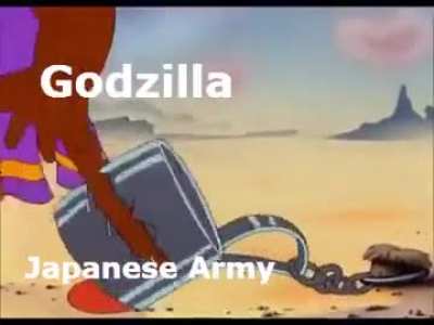 Godzilla be like: