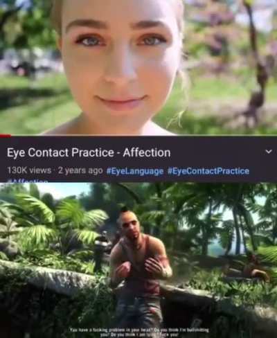 Eye contact 