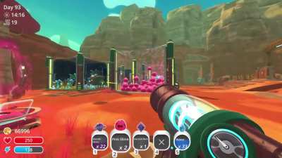 how do I tell my pink slimes to stop defying the laws of physics?