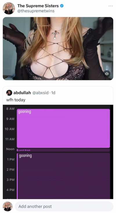 POV: Scrolling through X