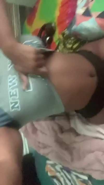 My titties hang so you can suck them as I ride you