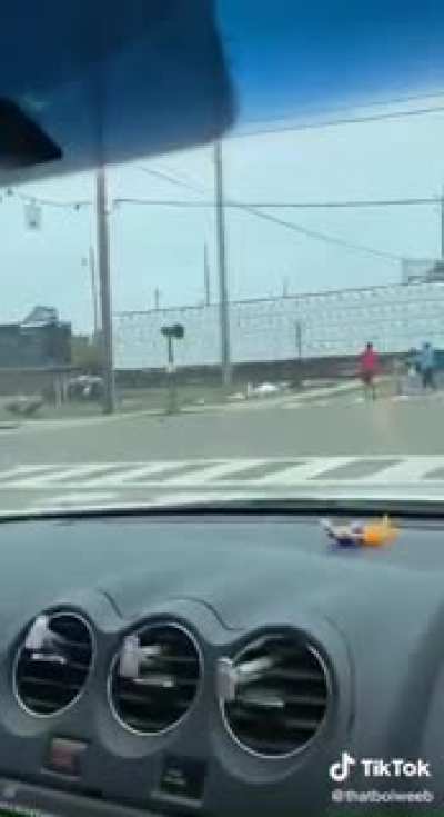Train Barrels Through Truck (Listen on Mute Please)