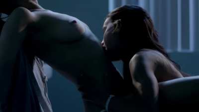 Anelia Dyoulgerova & Janelle Marra. (Femme Fatales, S2 E9)