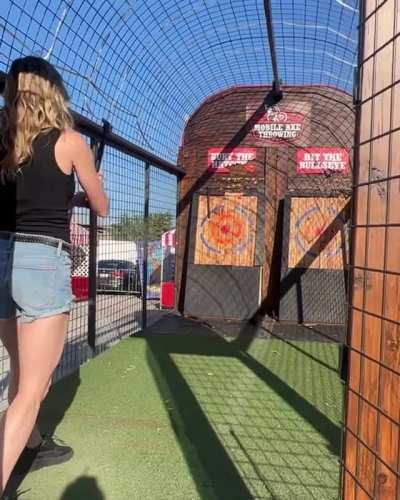Axe throwing