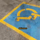 Toronto Police Officer Sleeping, While Double Parked In A Handicap Spot.