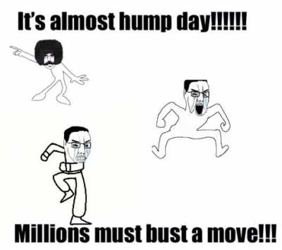 Hump daaaaaaaaay! Tell me what you’re most exited for this hump day: in the comments below