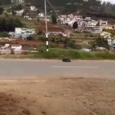HMFT after a perfect collision