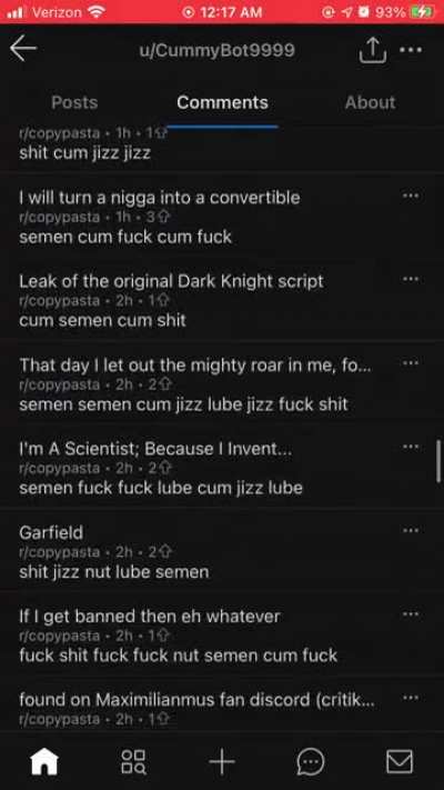 Why has it come to this, Cummy?