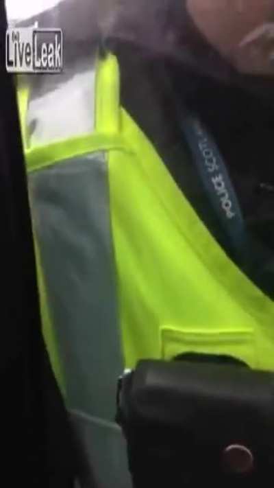 Let's play: Try to mess with a Scottish Police Officer.