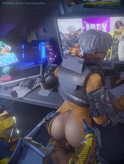 Octane taking Valkyrie on a spin + cumshot [OC][<wbr>Alter<wbr>nativ<wbr>e versions in comments]