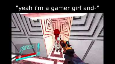 Ultrakill players when they see a woman