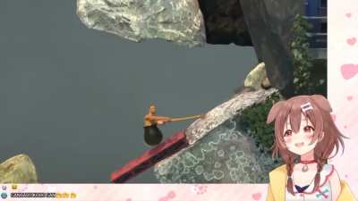 hololive x Getting Over It - Video Compilation